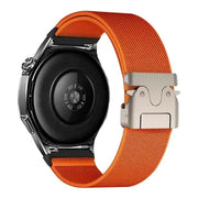 20mm Parachute Buckle Elastic Nylon Watch Band(Orange)