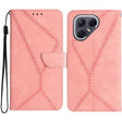 For Tecno Pova 7 Ultra 5G Stitching Embossed Leather Phone Case(Pink) - free shipping - PMC TechLife - Order now!