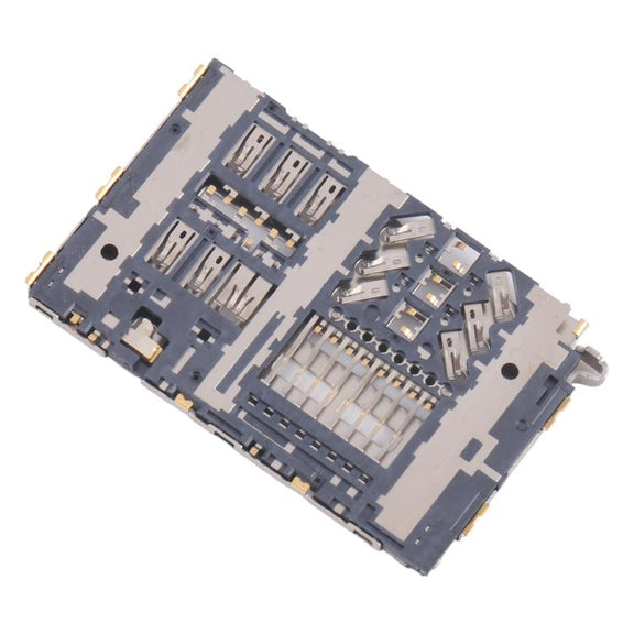 For Galaxy Galaxy A7 2016 SM-A710 10pcs Original SIM + Micro SD Card Reader