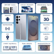 F10 / S25 Ultra, 2GB+16GB, 6.75 inch Android 8.1 MTK6753 Octa Core, Network: 3G, Dual SIM, Plug:AU Plug(Titanium Grey)