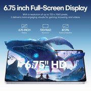 F10 / S25 Ultra, 2GB+16GB, 6.75 inch Android 8.1 MTK6753 Octa Core, Network: 3G, Dual SIM, Plug:UK Plug(Titanium Blue)