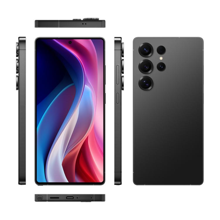 F102 / S25 Ultra, 4GB+64GB, 6.75 inch Android 11 MTK6762 Octa Core, Network: 4G, Dual SIM, Support Wireless Charging, Plug:AU Plug(Titanium Black)