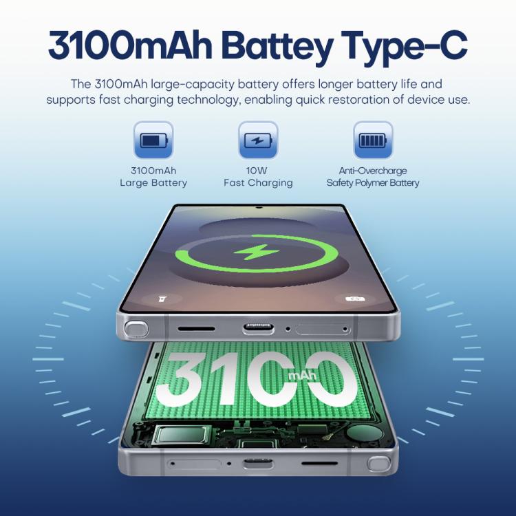 F102 / S25 Ultra, 4GB+64GB, 6.75 inch Android 11 MTK6762 Octa Core, Network: 4G, Dual SIM, Support Wireless Charging, Plug:AU Plug(Titanium Black)
