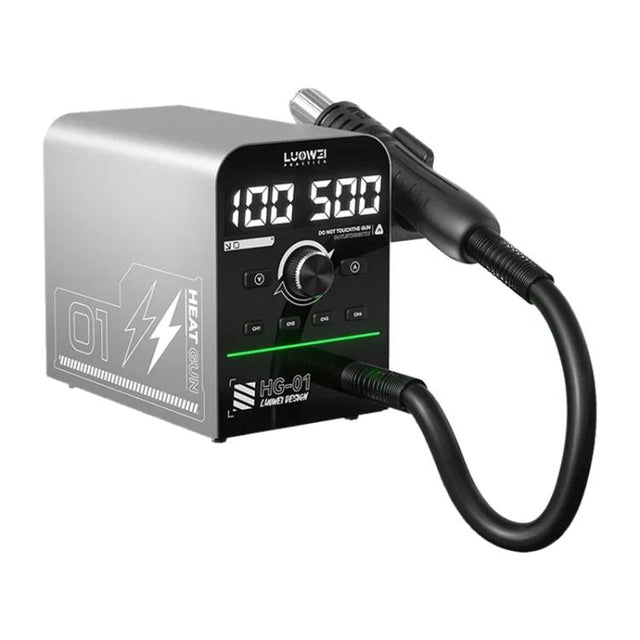 Luowei HG-01 800W Intelligent Digital Hot Air Gun BGA Desoldering Rework Station, Plug:US Plug