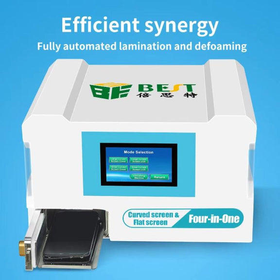 BEST B-528 4 in 1 7 inch Intelligent Laminating and Defoaming Machine Built-in Vacuum Pump, Plug:UK Plug