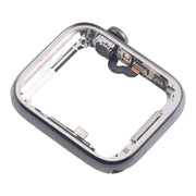 For Apple Watch Series 4 44mm LTE Graphite Steel Middle Frame Bezel Plate with Crown Spin Axis Flex Cable