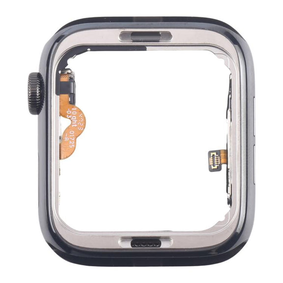 For Apple Watch Series 4 40mm LTE Graphite Steel Middle Frame Bezel Plate with Crown Spin Axis Flex Cable