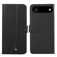 For iPhone 17 Air ABEEL Delicate Texture Splicing RFID Leather Phone Case(Black) - free shipping - PMc TechLife - Order now!
