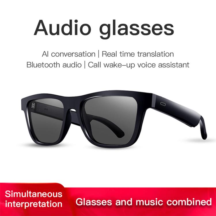 E10 Pro Smart Audio Bluetooth Glasses, Style: AI Translation(Transparent)