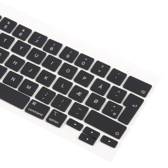 For MacBook A2251 A2289 A2238 A2338 10pcs UK Big Enter Version Keycaps, Language:Denmark