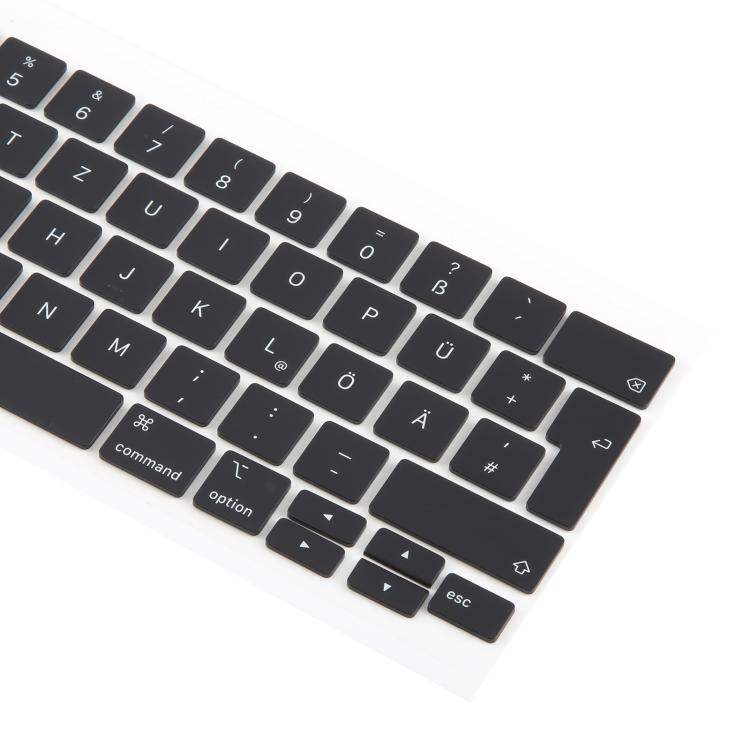 For MacBook A2251 A2289 A2238 A2338 10pcs UK Big Enter Version Keycaps, Language:German