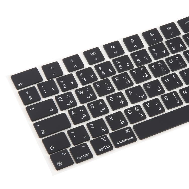 For MacBook A2681 A2941  A3113  A3114 UK Big Enter Version Keycaps, Language:Arabic
