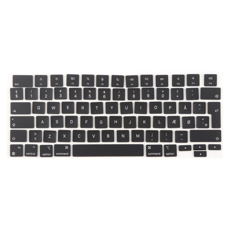 For MacBook A2681 A2941  A3113  A3114 UK Big Enter Version Keycaps, Language:Denmark