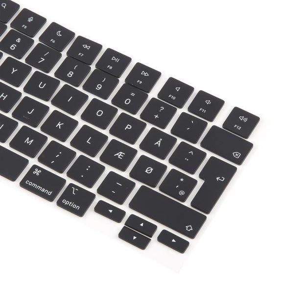 For MacBook A2681 A2941  A3113  A3114 UK Big Enter Version Keycaps, Language:Denmark