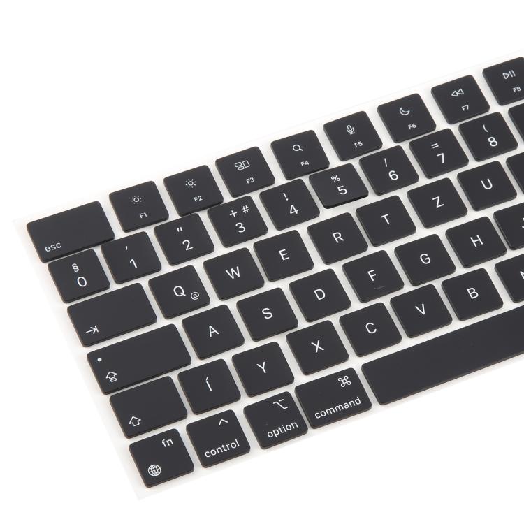 For MacBook A2681 A2941 A3113  A3114 10pcs UK Big Enter Version Keycaps, Language:Hungary