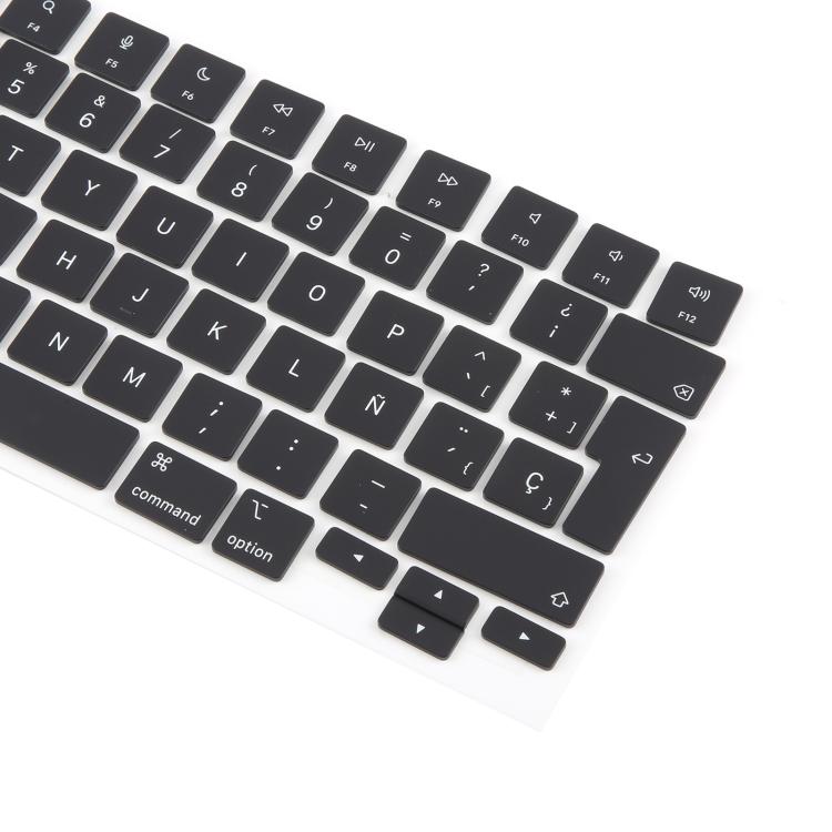 For MacBook A2681 A2941 A3113  A3114 10pcs UK Big Enter Version Keycaps, Language:Spain