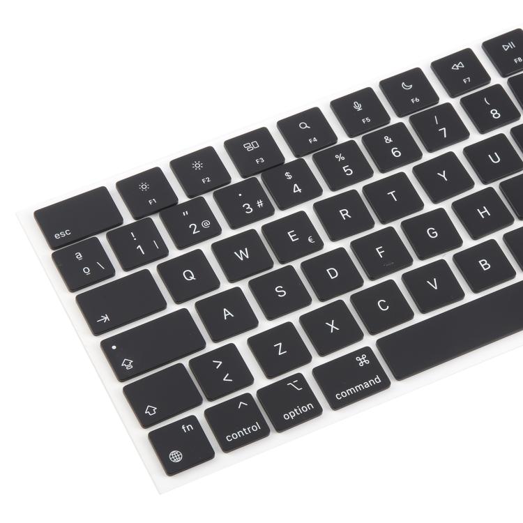 For MacBook A2681 A2941 A3113  A3114 10pcs UK Big Enter Version Keycaps, Language:Spain
