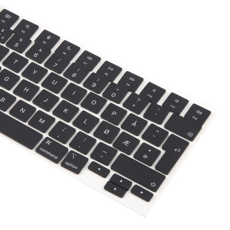 For MacBook A2681 A2941 A3113  A3114 10pcs UK Big Enter Version Keycaps, Language:Norway