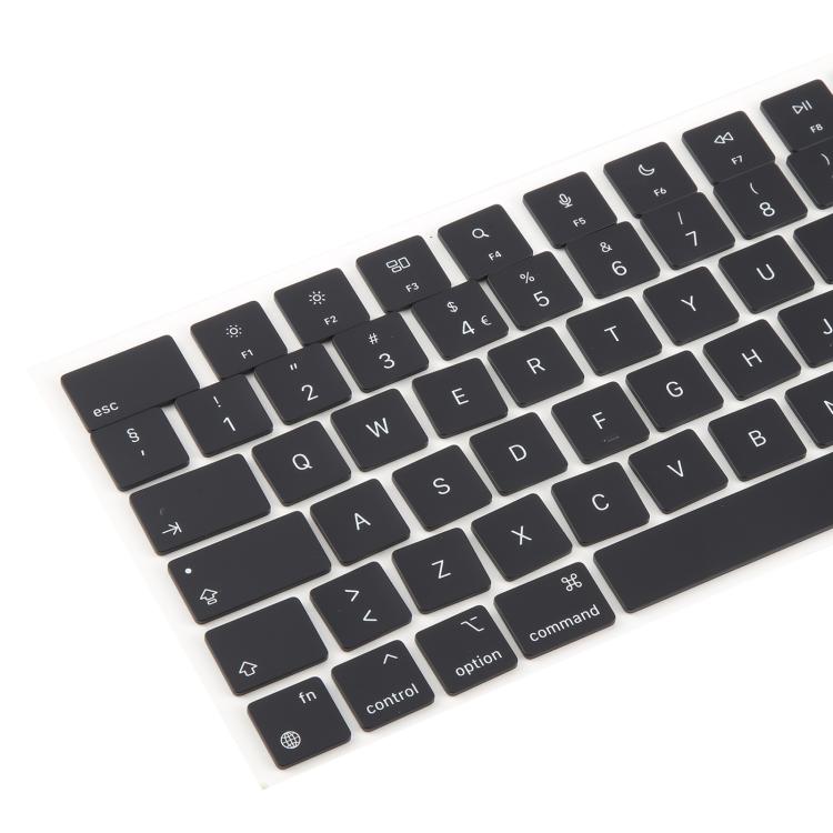 For MacBook A2681 A2941 A3113  A3114 10pcs UK Big Enter Version Keycaps, Language:Norway