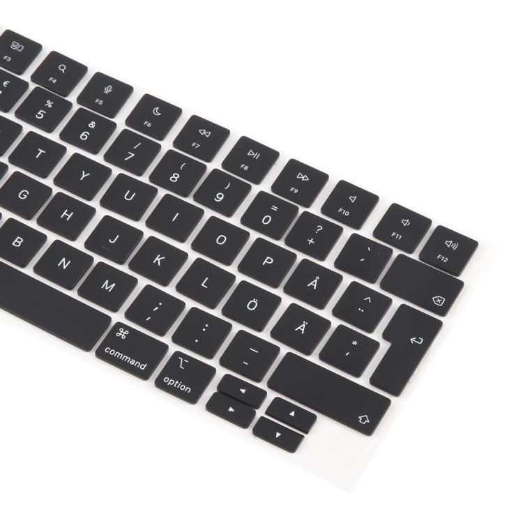 For MacBook A2442 A2485 A2779 A2780 A2991 A2992 A2918 UK Big Enter Version Keycaps, Language:Sweden