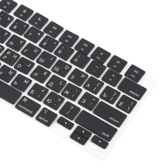 For MacBook A2681 A2941 A3113 A3114 10pcs US Small Enter Version Keycaps, Language:Russian