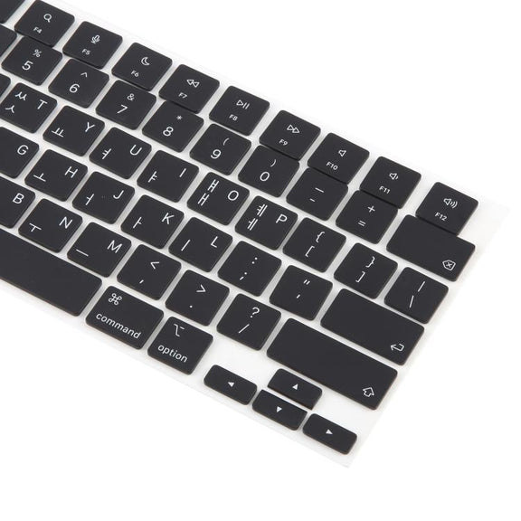 For MacBook A2681 A2941 A3113 A3114 10pcs US Small Enter Version Keycaps, Language:Korean