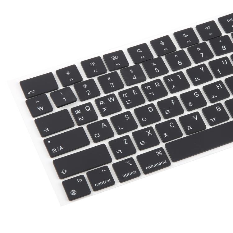 For MacBook A2681 A2941 A3113 A3114 10pcs US Small Enter Version Keycaps, Language:Korean