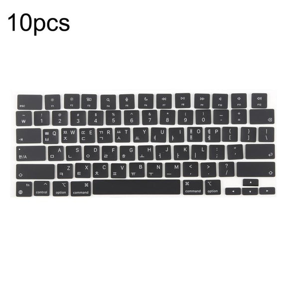 For MacBook A2681 A2941 A3113 A3114 10pcs US Small Enter Version Keycaps, Language:Korean