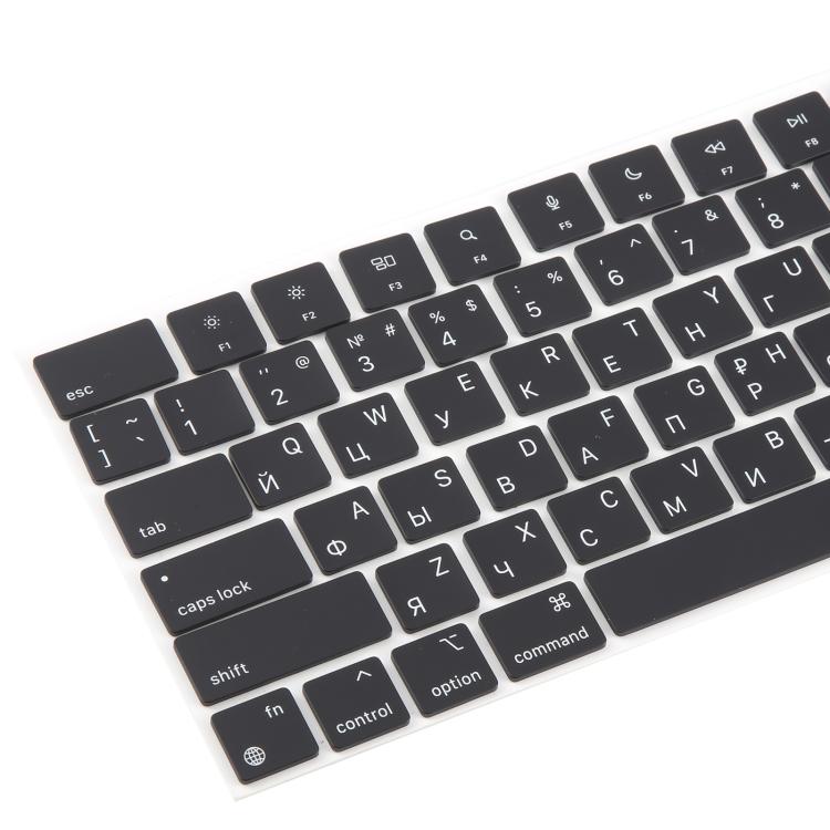 For MacBook A2442 A2485 A2779 A2780 A2991 A2992 A2918 US Small Enter Version Keycaps, Language:Russian