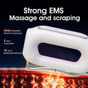 LSHOW Electric Heating EMS Meridian Dredge Fascia Knife(White)