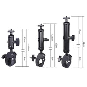 Universal Action Camera Bicycle Handlebar Clamp, Size:S 15.5cm(Black)