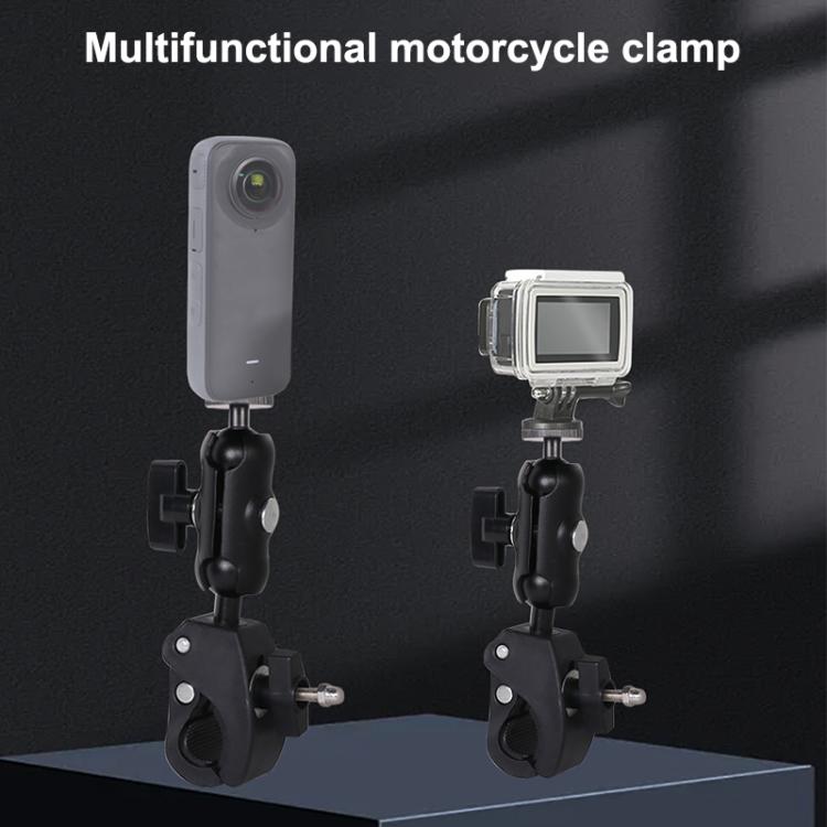 Universal Action Camera Bicycle Handlebar Clamp, Size:L 24cm(Black)