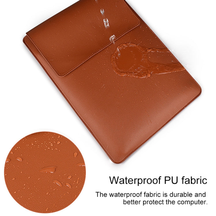 PU05 Sleeve Leather Case Carrying Bag for 13.3 inch Laptop(Yellow)