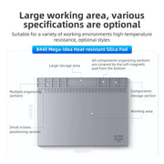 Mega-Idea B440 Desktop Insulation Heat-Resistant Silicone Pad