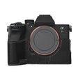 For Sony ILCE7RM5 / A7R5 Litchi Texture PU Leather Camera Half Case Base(Black) - free shipping - PMC TechLife - Order now!
