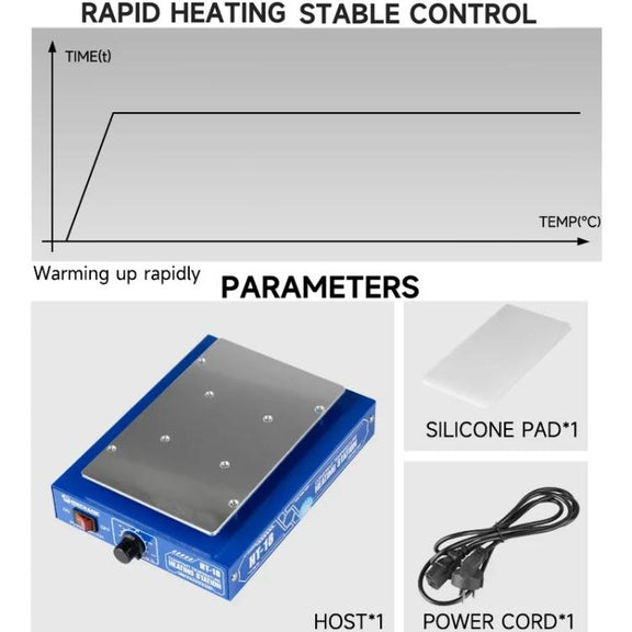 Mechanic HT-18 Intelligent Numerical Control Thermostatic Heating Platform, Plug:US Plug