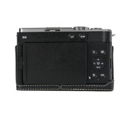 For Panasonic LUMIX S9 Litchi Texture PU Leather Camera Half Case Base(Black)