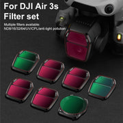 For DJI Air 3S BRDRC Camera Lens Filter, Filter:ND64