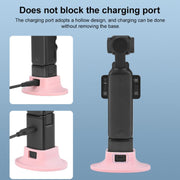 For DJI OSMO Pocket 3 BRDRC Silicone Desktop Base Bracket(Red)