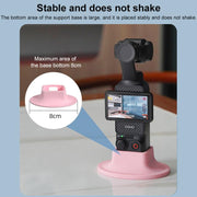 For DJI OSMO Pocket 3 BRDRC Silicone Desktop Base Bracket(Black)