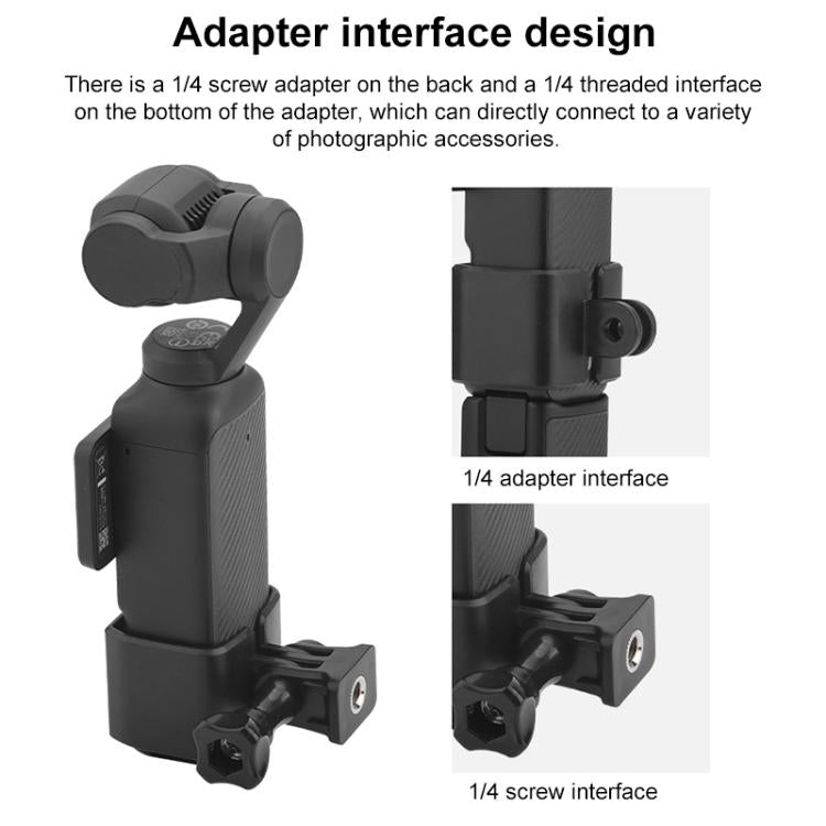 For DJI OSMO Pocket 3 BRDRC Protection Frame Adapter Base, Type:Frame