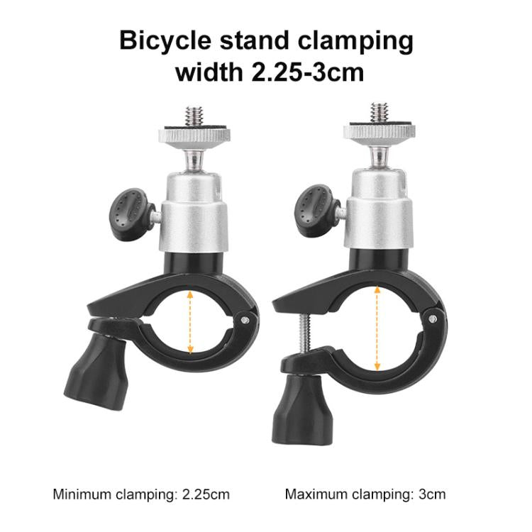 For DJI RC / RC 2 BRDRC Drone Remote Control Adapter Base Bicycle Holder(Black Silver)