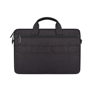 ST08 Handheld Briefcase Carrying Storage Bag without Shoulder Strap for 14.1 inch Laptop(Black)