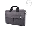 ST08 Handheld Briefcase Carrying Storage Bag without Shoulder Strap for 14.1 inch Laptop(Grey) - 14.1 inch by PMC TechLife | Online Shopping South Africa | PMC TechLife | Buy Now Pay Later Mobicred