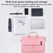 ST08 Handheld Briefcase Carrying Storage Bag with Shoulder Strap for 13.3 inch Laptop(Grey)