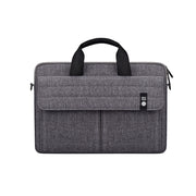 ST08 Handheld Briefcase Carrying Storage Bag with Shoulder Strap for 13.3 inch Laptop(Grey)