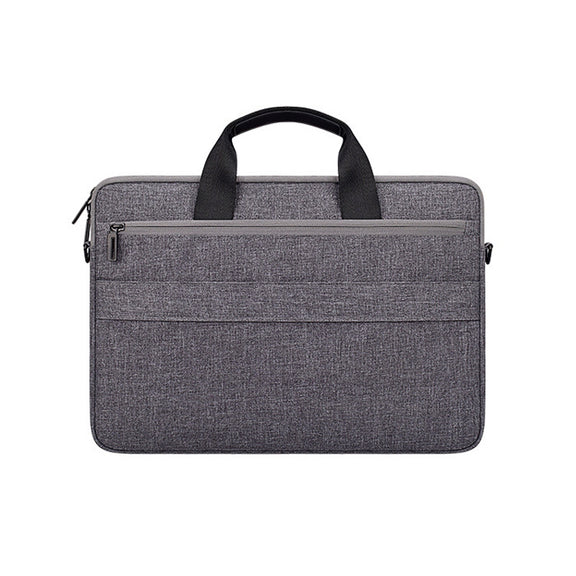 ST08 Handheld Briefcase Carrying Storage Bag with Shoulder Strap for 13.3 inch Laptop(Grey)