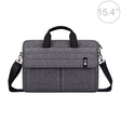 ST08 Handheld Briefcase Carrying Storage Bag with Shoulder Strap for 15.4 inch Laptop(Grey) - 15 inch by PMC TechLife | Online Shopping South Africa | PMC TechLife | Buy Now Pay Later Mobicred