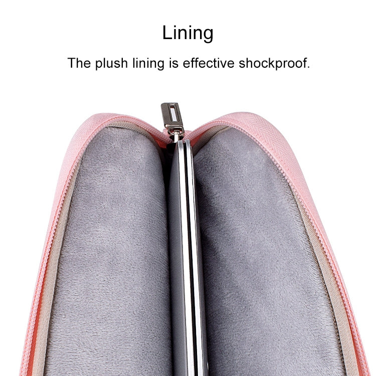 ST08 Handheld Briefcase Carrying Storage Bag with Shoulder Strap for 15.4 inch Laptop(Grey)