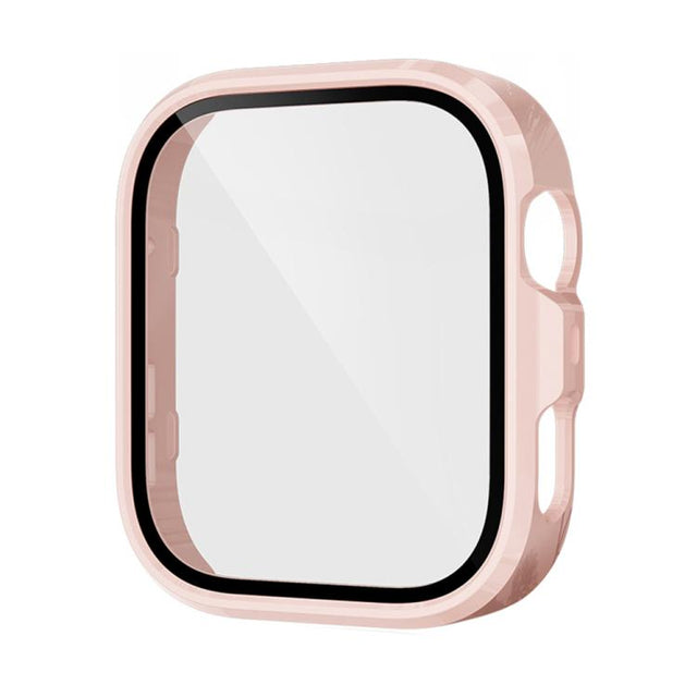 For Huawei Watch Fit 4 Pro Tempered Film Integrated PC Watch Protective Case(Pink)